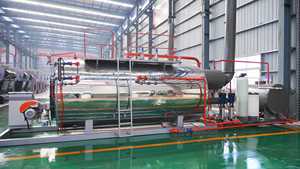 Caldaia a vapore orizzontale industriale a tubi di fumo Kingder WNS 8 tonnellate (olio/gas) in acciaio inossidabile per uso <span class=keywords><strong>interno</strong></span>/esterno in fabbriche - Product Image 2