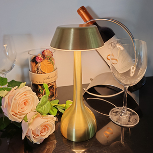 Lámpara de Mesa LED Inalámbrica Moderna, Recargable, Portátil, con Control Táctil, RGB, de Aluminio, Funciona con Batería, Decorativa para Bar y Hotel, CRI 90 - Product Image 2