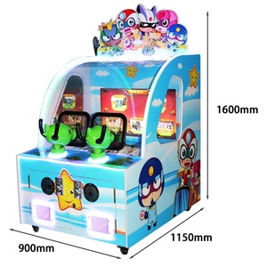 Consola de Juego de Disparos de Agua para 2 Jugadores, Máquina Recreativa Interactiva con Temática de Zombis, Pantalla LCD, Funciona con Monedas, para Padres e Hijos - Product Image 3