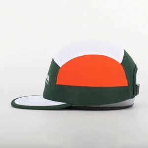 Gorra de Campamento de 5 Paneles Personalizada de Alta Calidad, Diseña Tu Propio Logotipo con Parche de Goma, Gorra Deportiva para Correr, Gorra Ligera de Nailon - Product Image 3