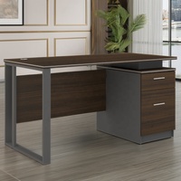Bureau d'ordinateur en PVC, petit bureau d'étude, table de bureau avec coins arrondis pour la maison, l'école, la salle de sport, avec tiroirs