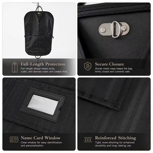 Sac de voyage pour vêtements en tissu Oxford OEM/ODM, protège-costume de luxe à fermeture éclair avec poignée pour la vente en gros - Product Image 4
