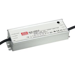 Controlador LED Mean Well HLG-120H-C de 120W y 350mA, Corriente Constante, IP65, Canal Único, Convertidor AC-DC - Product Image 1