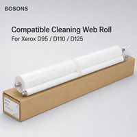 Rouleau de nettoyage compatible pour copieurs Xerox D95 D110 D125 4110 4112 4127 900 4595 1100 – Pièces de rechange pour maintenance du four