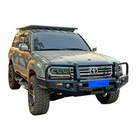 Pare-chocs avant et arrière en acier, barre de protection compatible avec LC100 LC105 4X4, accessoires tout-terrain