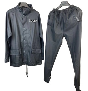 Offre Spéciale pu veste <span class=keywords><strong>de</strong></span> <span class=keywords><strong>pluie</strong></span> costume imperméable imperméable avec capuche pantalon portable couvertures <span class=keywords><strong>de</strong></span> <span class=keywords><strong>pluie</strong></span> pêche combinaisons <span class=keywords><strong>de</strong></span> <span class=keywords><strong>pluie</strong></span> pour homme - Product Image 3