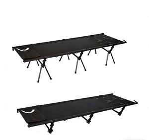 Lit de camping pliable surdimensionné en aluminium OEM avec sac de transport, robuste et tactique pour l'extérieur - Product Image 5