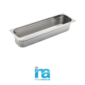 ถาดใส่อาหารสแตนเลส 18/10 GN 2/4 53 × 16.2 × 10 ซม., 949 กรัม อิน็อกซ์ อิน็อกซ์ มาเซล - Product Image 4