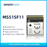 Módulo Tiny nRF52833 BLE (9,8*8,4*2mm) Antena PCB conexión inalámbrica de baja energía compatible con Bluetooth Thread /Mesh /Zigbee