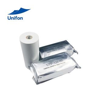 Rouleau de papier thermique imperméable en PVC de qualité médicale OEM pour usage clinique, marque UNIFON, moins cher, Upp-110hg - Product Image 3