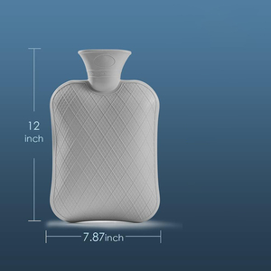 Custom Hot Water Bottle with <b>Temperature</b> Hot Water Bag Winter Warm Hot Water Bag with <b>Cover</b> for Winter - Product Image 4