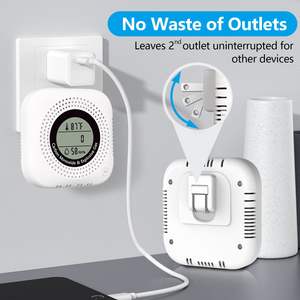 Détecteur 4-en-1 de monoxyde de carbone et de gaz naturel, moniteur de monoxyde de carbone et de gaz combustibles pour cuisine, maison, camping-car - Product Image 5