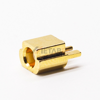 Connecteur MCX PCB traversant, femelle, à souder