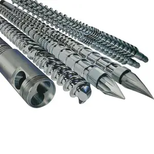 Extruder Shaft and twin screw barrel Bimetallic Screw And Barrel For Extrusion