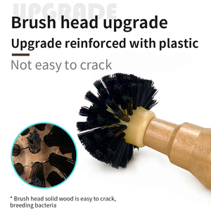 Wholesale Cleaning Brush Espresso Coffee Tamper 51mm 54mm 58mm Tool with Wooden Handle Barista - Product Image 5