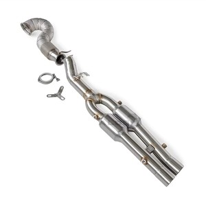 Système d'échappement catalytique isolé 200 cellules haute performance pour <span class=keywords><strong>Cupra</strong></span> Formentor VZ5 2.5T 2015-2023 - Pièces de modification automobile - Product Image 2