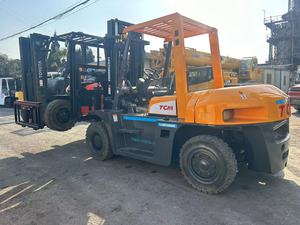 Chariot élévateur diesel d'occasion TCM 7 tonnes avec moteur Mitsubishi, levée de 4 m, chariot élévateur à combustion interne d'origine FD70 - Product Image 3