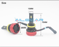 Bombilla LED para Faros Delanteros F3C Canbus, Chip Personalizado G-XP, DC9-32V, 10000LM, IP65, Resistente al Agua, H4 H7 H11, Actualización de Iluminación Automotriz