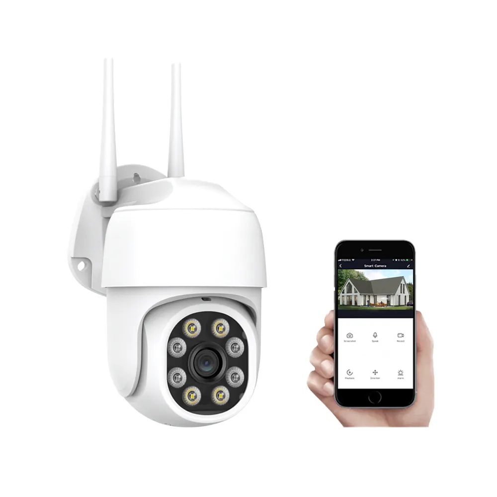 New Design 2MP 3MP 360 degree wireless wifi ip cctv cameras with Waterproof & Weatherproof for outdoor security