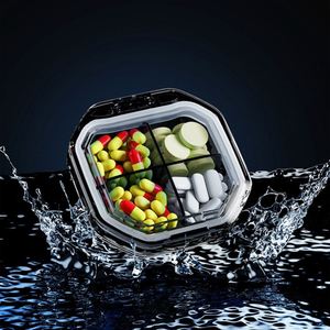 กล่องยาพกพาแบบแยกช่องกันความชื้นสำหรับเดินทาง รุ่นมินิ ปี 2026 - Product Image 5