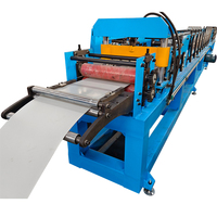 Machine de formage de tubes carrés pour gouttières, contrôle entièrement automatique, vitesse de production élevée, engrenage/PLC/roulement/moteur central