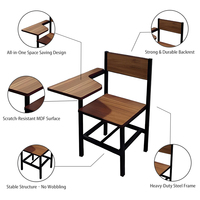 Fauteuil à faible MOQ pour écoles, chaise d'étude pour étudiants, chaises et tables de classe