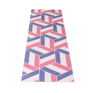 Nhà Máy Bán buôn OEM tùy chỉnh in NON-Slip sinh thái tập thể dục da lộn + cao su Yoga Mat Set làm việc ra 3 mét thân thiện với da - Product Image 4