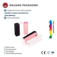 Caja Plana Universal Personalizada YZ con Doble Enchufe e Impresión UV, Diseño Simple y Moderno para Empaque de Lápiz Labial, Perfume y Cosméticos