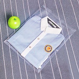 Haute qualité 10*15cm Transparent OPP Cellophane sac 1mm polyéthylène impression sac en plastique café emballage clair colle bande Minimum - Product Image 5