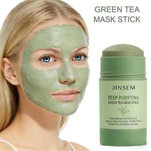 Mascarilla Facial en Barra de Berenjena y Té Verde de Marca Privada 40g, Hidratante, Limpiadora Profunda, Antioxidante, Cuidado Facial OEM - Product Image 2
