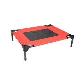 Verstellbares kau festes Hunde bett Rotes kleines Haustier bett ohne Baldachin Abnehmbares Hunde bett im Freien - Product Image 4