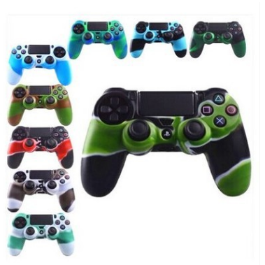 For PS4 Controller Silicone Skin Cover for PS4 Shell Case Stick Grip