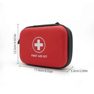 Bolsa de almacenamiento portátil para exteriores, bolsa de almacenamiento de medicina de emergencia para el hogar de varios tamaños, Kit de carcasa roja, Kit médico de emergencia para exteriores - Product Image 2
