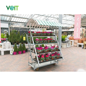 Chariot d'affichage professionnellement conçu pour les plantes et les fleurs Élevez les capacités d'affichage floral - Product Image 6