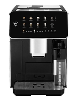 Máquina de Café Espresso Totalmente Automática con Pantalla Grande Dispositivo Comercial de Acero Inoxidable con Ajuste de Tres Niveles