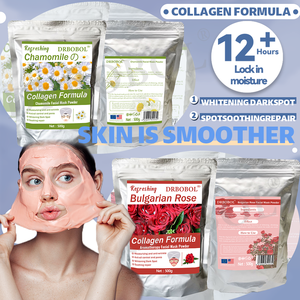 Masque facial en poudre multi-formules à base <span class=keywords><strong>de</strong></span> plantes 500g, hydratant naturel, nettoyant points noirs, anti-rides, éclaircissant la peau, parfum <span class=keywords><strong>rose</strong></span> - Product Image 3