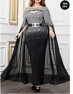 批发网眼女孩女装女装晚礼服母女派对礼服 - Product Image 6