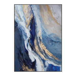 Pintura al óleo sobre lienzo hecha a mano, abstracta, moderna, personalizada, fácil de pintar - Product Image 1