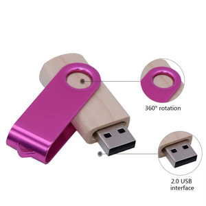 Nouvelle Clé USB 2.0 Pivotante <span class=keywords><strong>en</strong></span> Bois, Vente Chaude <span class=keywords><strong>en</strong></span> Gros, Logo Personnalisé, Haute Vitesse, Garantie 3 Ans, Chiffrement, 4 Go-64 Go - Product Image 3