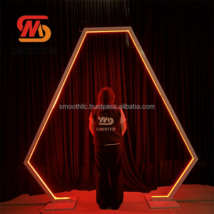 Luces LED de Neón RGB para Decoración de Entrada de Pasillos en Eventos y Bodas, Arco de Túnel Geométrico - Product Image 4