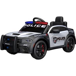 Nieuwe Erkende Dodge City Kids Politieauto Kinderen 12V Elektrische Autorit Op Auto Voor Kinderen Om Met De Politie Te Rijden