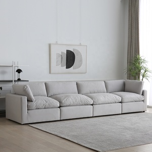 Canapé modulable 4 places sur mesure sur commande crème beige gris gris blanc bleu marine canapé extra large <span class=keywords><strong>lounge</strong></span> - Product Image 5