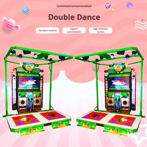 Arcade City : Grand équipement d'arcade intérieur, machine de danse double (mains et pieds), jeu vidéo de danse à monnayeur - Product Image 2