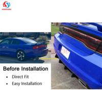 Diffuseur de pare-chocs arrière en PP, vente en gros d'usine OEM Honghang pour Dodge Charger 2011 2012 2013 2014