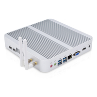 PC Mini Tanpa Kipas Terbaru Win10 Core I5 4200u Komputer Grafis Desktop HD VGA Mini PC