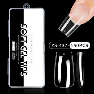 150 pièces de capsules d'ongles en gel souple à marque privée, formes Amande, Courtes, Cercueil, Longues, Carrées, Stiletto, en acrylique, à couverture complète - Product Image 3