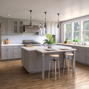 Bisagra de cierre suave de madera para armario de cocina, mezclador moderno para apartamento, color blanco sólido, nuevo estilo - Product Image 3