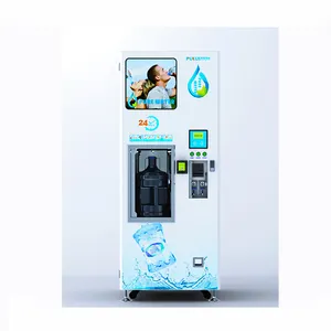 Pabrik Cina Langsung harga murah koin dan dioperasikan tagihan Botol cuci Mesin Penjual air untuk air minum