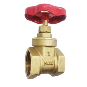 Green Rain 压力式黄铜手动闸阀 1/2 英寸-2 英寸，适用于高温水一般用途 - Product Image 1