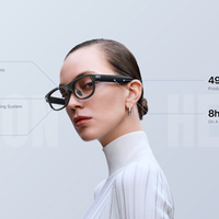 Lunettes d'interprétation IA confortables et ultralégères en alliage de magnésium, traduction vocale mains libres, lunettes intelligentes pour la communication quotidienne